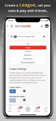 TennisCall | Sports Player App android App screenshot 2