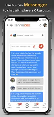 TennisCall | Sports Player App android App screenshot 3